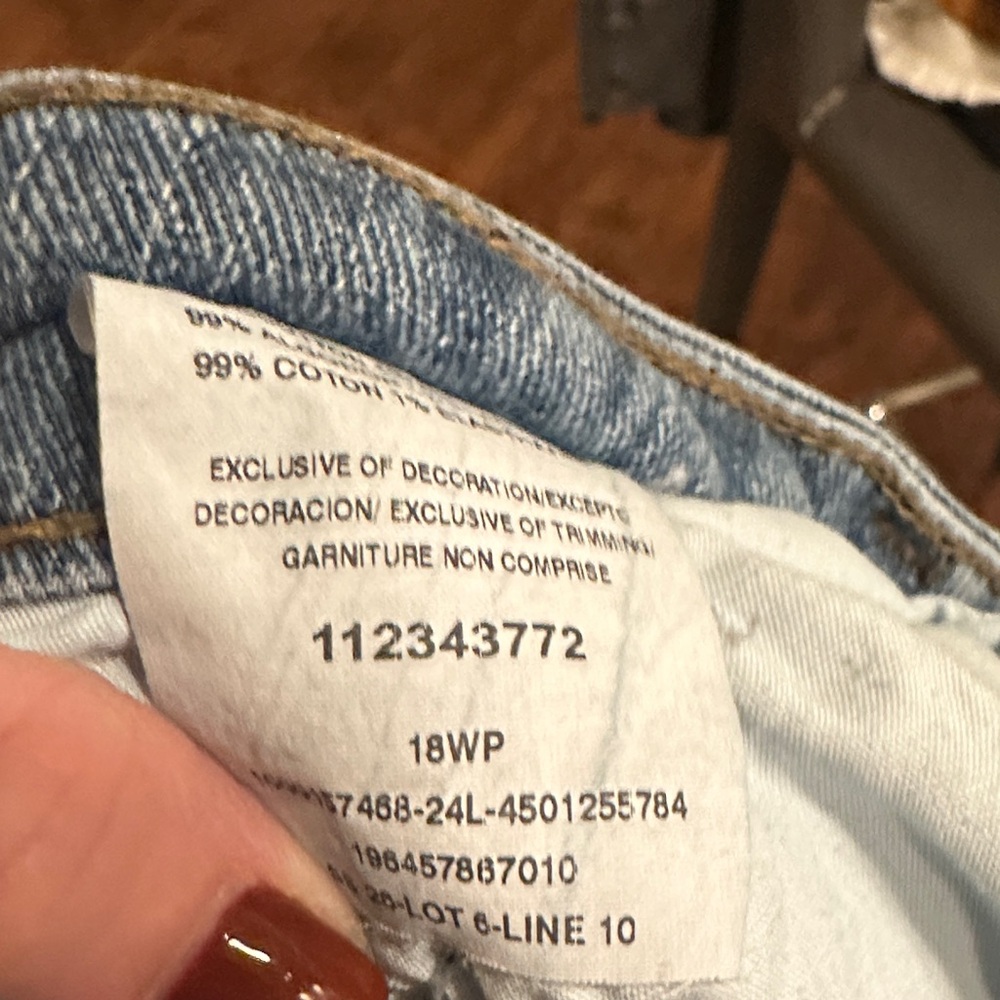 Women's Lee Blue Jeans‎ medium wash 18WP
